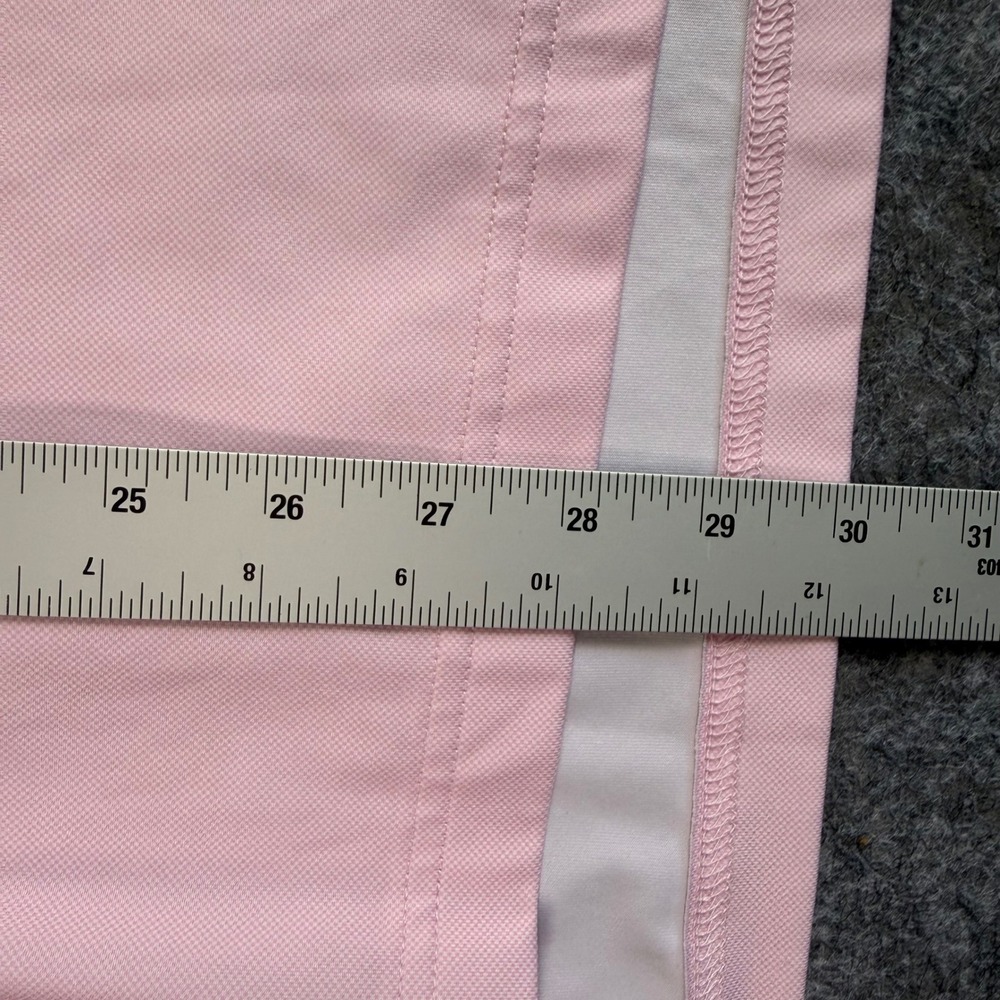 Johnnie-O Polo Mens Large Pink Performance Short Sleeve Golf Performance Stretch - Picture 7 of 8